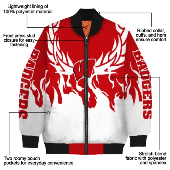 Wisconsin20Badgers20NCAAZone Jacket 5 Bomber 7.webp
