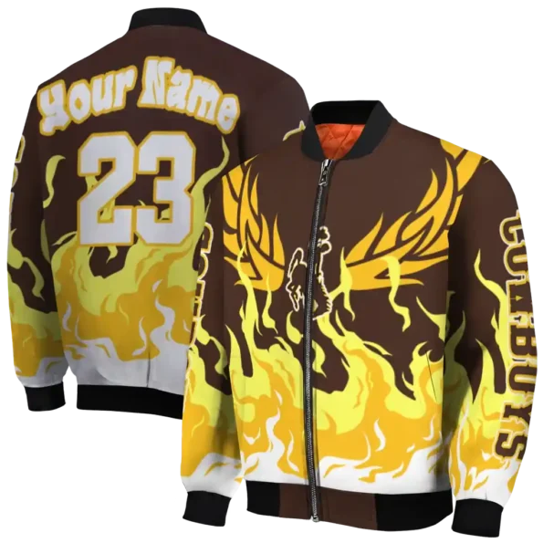 Wyoming20Cowboys20NCAAZone Jacket 2 Bomber 7.webp
