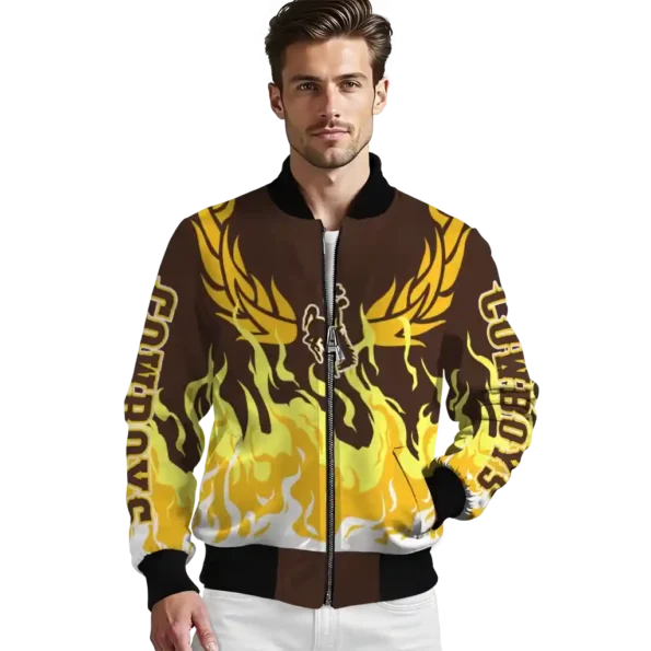 Wyoming20Cowboys20NCAAZone Jacket 3 Bomber 7.webp