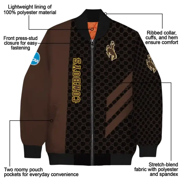 Wyoming20Cowboys20NCAAZone Jacket 5 Bomber 6.webp