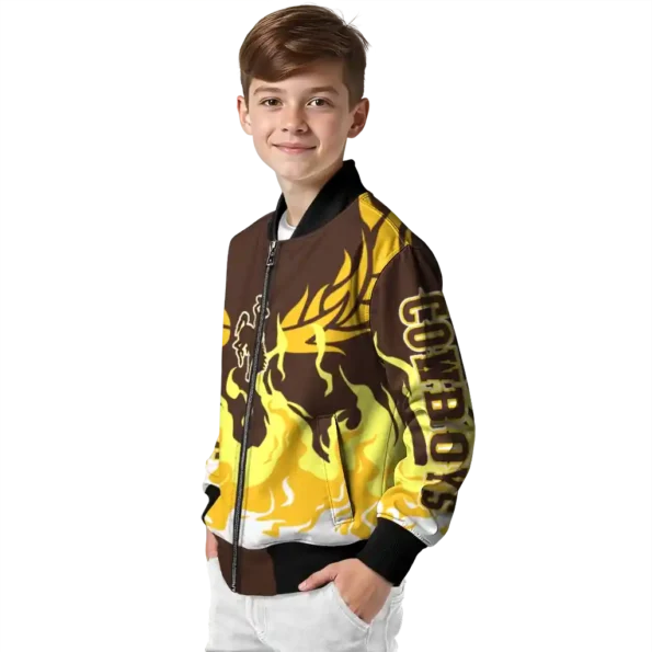Wyoming20Cowboys20NCAAZone Jacket 8 Bomber 7.webp