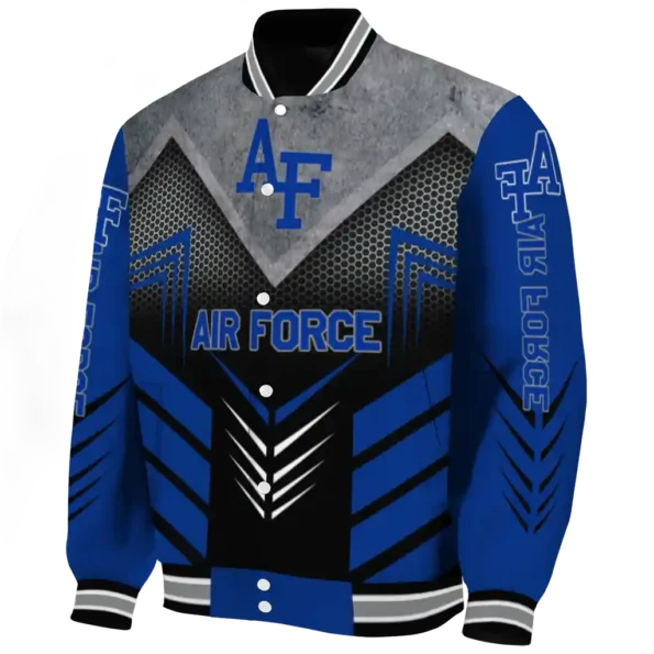 air force falcons arrow layer blue black varsity jacket best selling.webp