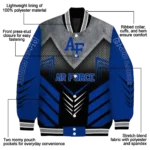 air force falcons arrow layer blue black varsity jacket best selling.webp