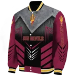 arizona state sun devils arrow layer maroon black varsity jacket best selling.webp