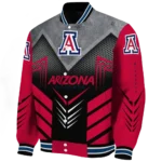 arizona wildcats arrow layer red black varsity jacket best selling.webp