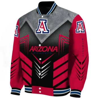 arizona wildcats arrow layer red black varsity jacket best selling.webp