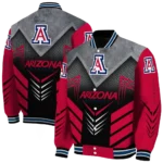 arizona wildcats arrow layer red black varsity jacket best selling.webp