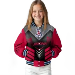 arizona wildcats arrow layer red black varsity jacket best selling.webp