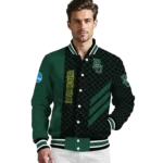 baylor bears triple side stripes green black varsity jacket best selling.webp