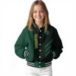 baylor bears triple side stripes green black varsity jacket best selling.webp