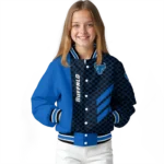 buffalo bulls triple side stripes royal blue black varsity jacket best selling.webp
