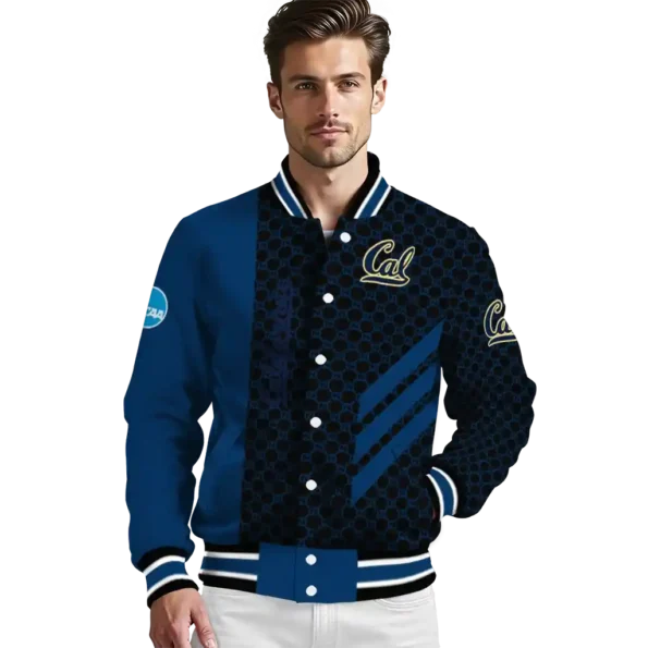 california golden bears triple side stripes blue black varsity jacket high quality.webp