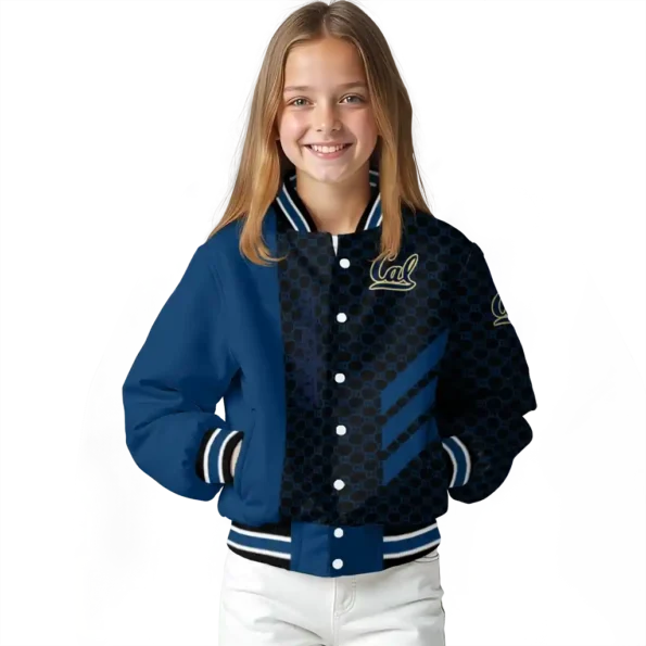 california golden bears triple side stripes blue black varsity jacket top rated.webp