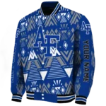 custom air force falcons pyramid shapes blue varsity jacket best selling.webp