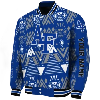 custom air force falcons pyramid shapes blue varsity jacket best selling.webp
