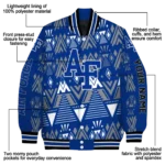 custom air force falcons pyramid shapes blue varsity jacket best selling.webp