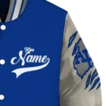 custom air force falcons wildcat pawprint blue nude varsity jacket best selling.webp