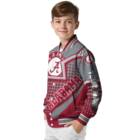 custom alabama crimson tide star burst crimson varsity jacket trendy.webp