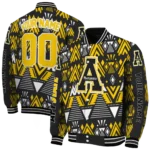 custom appalachian state mountaineers pyramid shapes black varsity jacket best selling.webp
