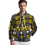 custom appalachian state mountaineers pyramid shapes black varsity jacket best selling.webp