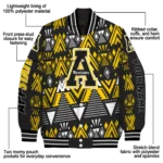 custom appalachian state mountaineers pyramid shapes black varsity jacket best selling.webp