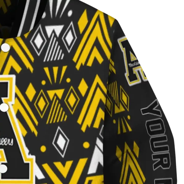custom appalachian state mountaineers pyramid shapes black varsity jacket premium grade.webp