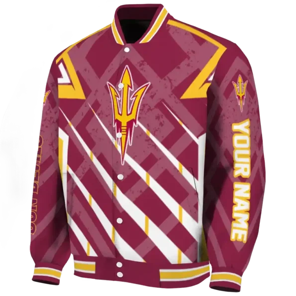 custom arizona state sun devils chevron angles maroon varsity jacket best selling.webp