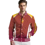 custom arizona state sun devils hexagon grid maroon varsity jacket best selling.webp