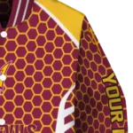custom arizona state sun devils hexagon grid maroon varsity jacket best selling.webp