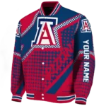 custom arizona wildcats star burst red varsity jacket best selling.webp