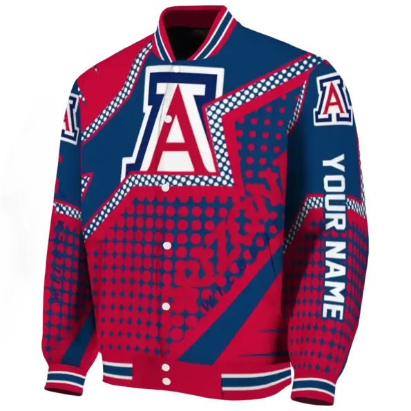 custom arizona wildcats star burst red varsity jacket best selling.webp