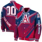 custom arizona wildcats star burst red varsity jacket best selling.webp