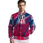 custom arizona wildcats star burst red varsity jacket best selling.webp