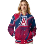 custom arizona wildcats star burst red varsity jacket best selling.webp