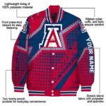custom arizona wildcats star burst red varsity jacket best selling.webp