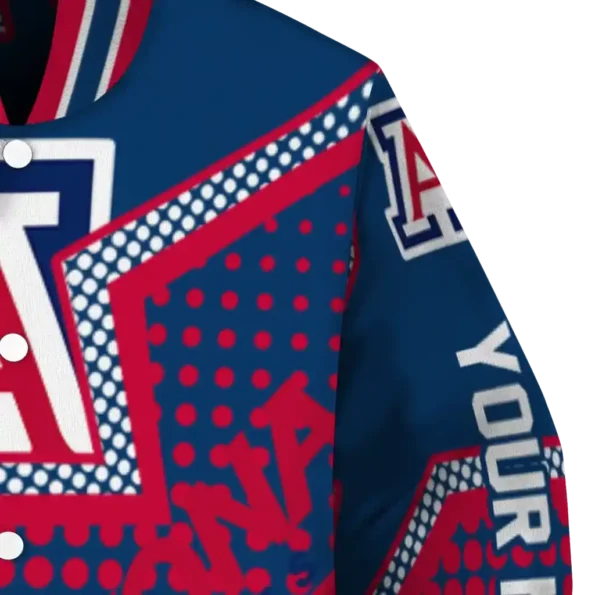 custom arizona wildcats star burst red varsity jacket premium grade.webp
