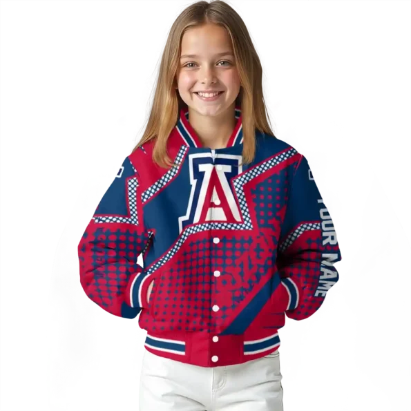 custom arizona wildcats star burst red varsity jacket top rated.webp
