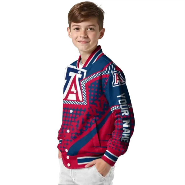 custom arizona wildcats star burst red varsity jacket trendy.webp