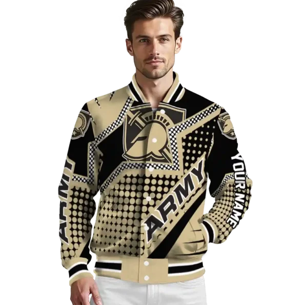 custom army black knights star burst gold varsity jacket high quality.webp