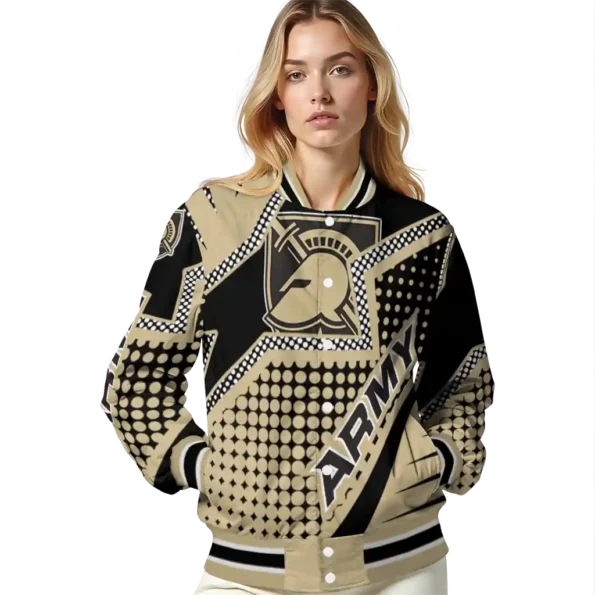 custom army black knights star burst gold varsity jacket latest model.webp