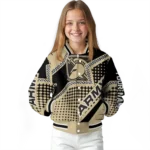 custom army black knights star burst gold varsity jacket best selling.webp