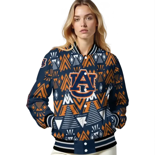custom auburn tigers pyramid shapes navy blue varsity jacket latest model.webp
