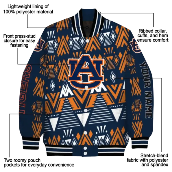 custom auburn tigers pyramid shapes navy blue varsity jacket new arrival.webp