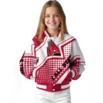 custom ball state cardinals star burst red varsity jacket best selling.webp