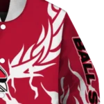 custom ball state cardinals winged blaze red white varsity jacket best selling.webp