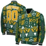 custom baylor bears pyramid shapes green varsity jacket best selling.webp