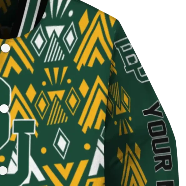 custom baylor bears pyramid shapes green varsity jacket premium grade.webp