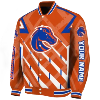 custom boise state broncos chevron angles orange varsity jacket best selling.webp