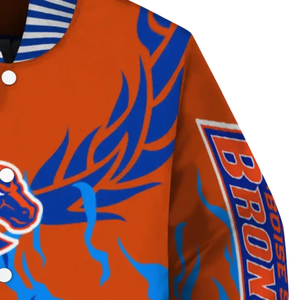 custom boise state broncos winged blaze orange white varsity jacket premium grade.webp