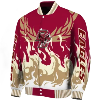 custom boston college eagles winged blaze maroon white varsity jacket best selling.webp